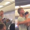 Watch: Passengers Tackle Down Disruptive Man Trying To Open Plane Door