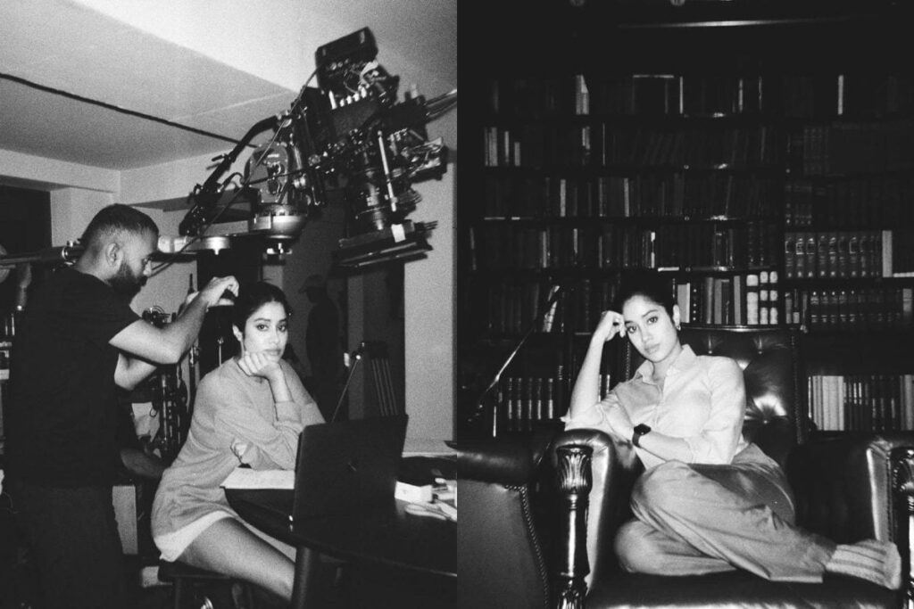 Janhvi Kapoor Wraps Up First Schedule of 'Ulajh', Drops Monochrome Pics From London