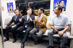 Japanese Foreign Minister Hayashi Travels in Delhi Metro, Visits Museum