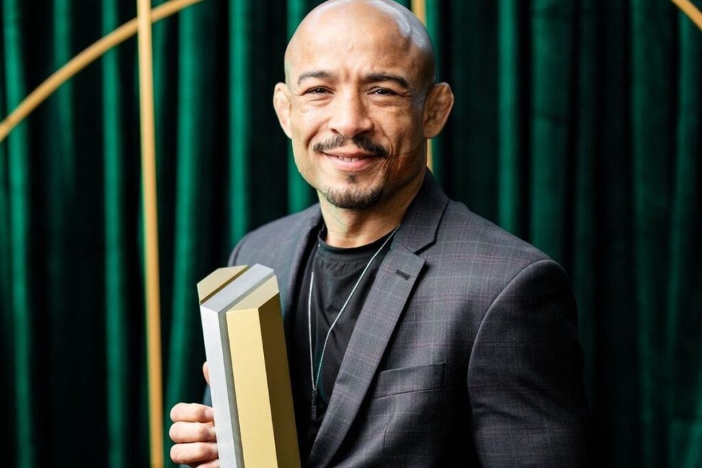 Jose Aldo Gets Emotional as UFC Inducts the Brazilian Legend into the Hall of Fame