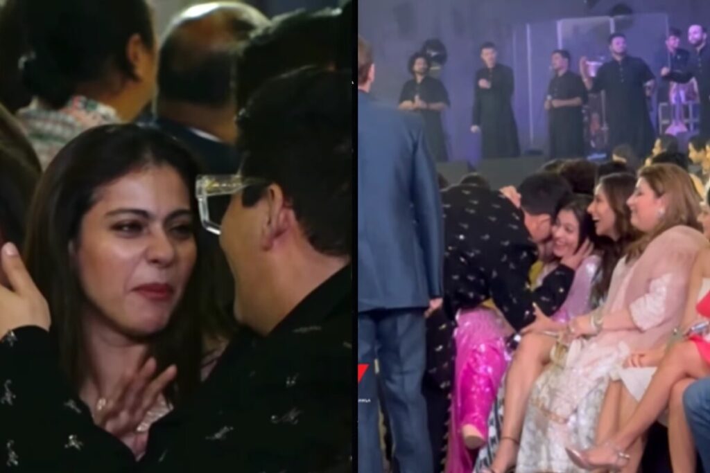 Kajol Activates Anjali Mode, Makes Funny Faces As She Talks To BFF Karan Johar, Watch