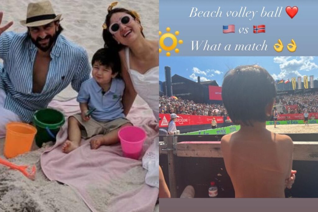 Kareena Kapoor Khan’s Son Taimur Is Making The Most Of His Italy Vacay; Enjoys A Beach Volleyball
