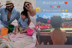 Kareena Kapoor Khan’s Son Taimur Is Making The Most Of His Italy Vacay; Enjoys A Beach Volleyball
