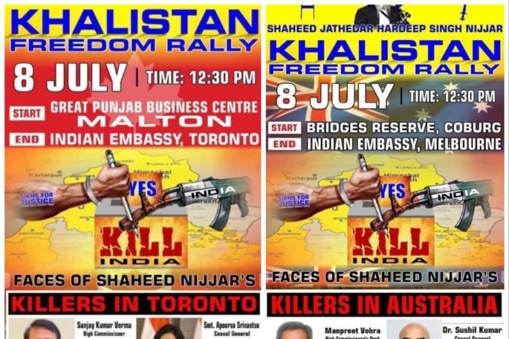 MEA Summons Canada Envoy Over Khalistan Threat Posters Against Indian Diplomats