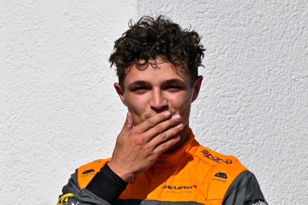 Lando Norris Breaks Verstappen's Trophy After Podium Finish in Hungary: Watch Video