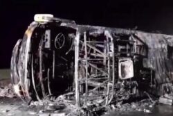 Maharashtra: At Least 25 Dead As Bus Catches Fire on Mumbai-Nagpur Expressway