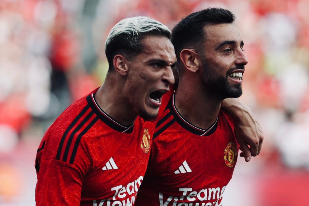 Bruno Fernandes and Jadon Sancho Help Manchester United Beat Arsenal 2-0 in Friendly