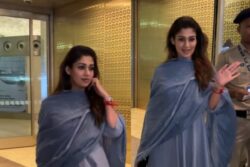 Jawan Actress Nayanthara Looks Gorgeous In A Traditional Suit As She Gets Papped At The Airport; Watch