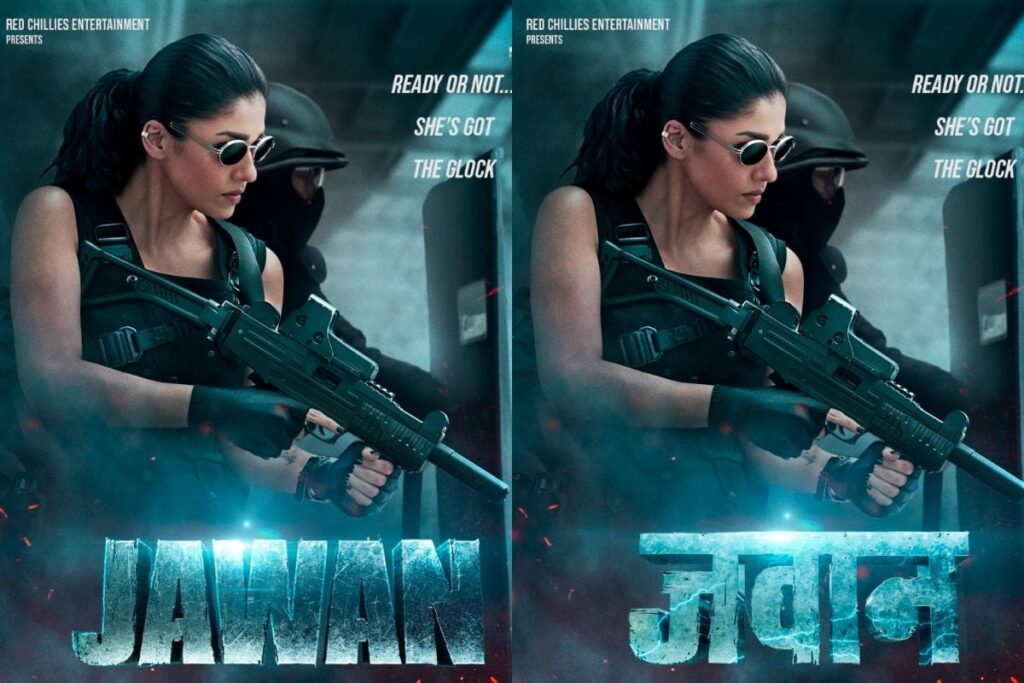 Nayanthara Ready for Action in New Jawan Poster, Shah Rukh Khan Calls Her 'Thunder Before Storm'