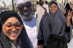 Nigerian Actress Mercy Aigbe Performs Hajj With Husband, Pics Inside