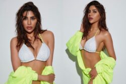 Sexy! Nikki Tamboli Flaunts Her Curves In Bold Yellow Bikini; Hot Photos Leave All Stunned