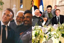 R Madhavan Meets PM Modi And French President Emmanuel Macron At Louvre Museum In Paris