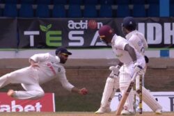 WATCH: Ajinkya Rahane’s One-Hand Stunner Sends Jermaine Blackwood Packingin 1st Innings