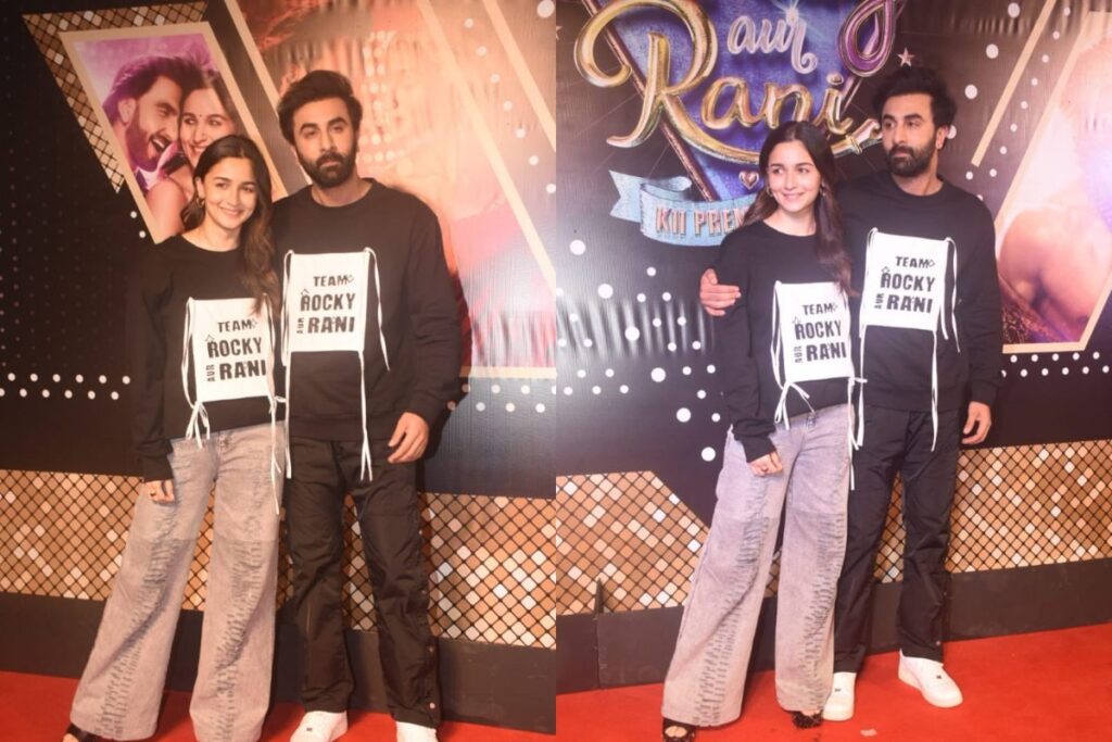 Ranbir Kapoor Turns Alia Bhatt's Biggest Cheerleader at Rocky Aur Rani Kii Prem Kahaani Premiere; Watch