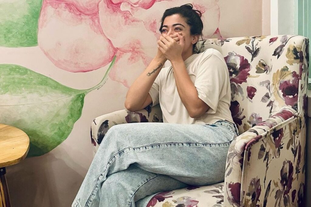 Rashmika Mandanna Breaks Into Laughter In Latest Photo, Pens Drops Cryptic Note
