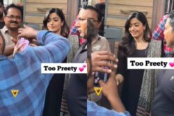 Shocking! Rashmika Mandanna's Fan Behaves Rudely With Her, Snatches Phone From Her Hand; Watch