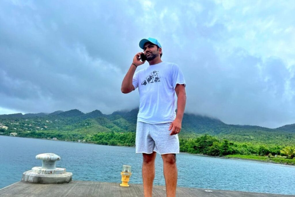 'Anarkali Ka Phone Hai...': Here's How Rohit Sharma Celebrating After Defeating West Indies in Dominica