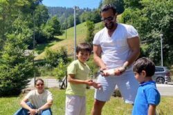 Saif Ali Khan Enjoys Fishing With Taimur And Jeh; Kareena Kapoor Smiles Amid European Mountains