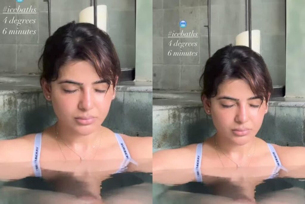 Samantha Ruth Prabhu Meditates in 4-Degree Ice Bath Amid Her Recovery Process, Shares Photo