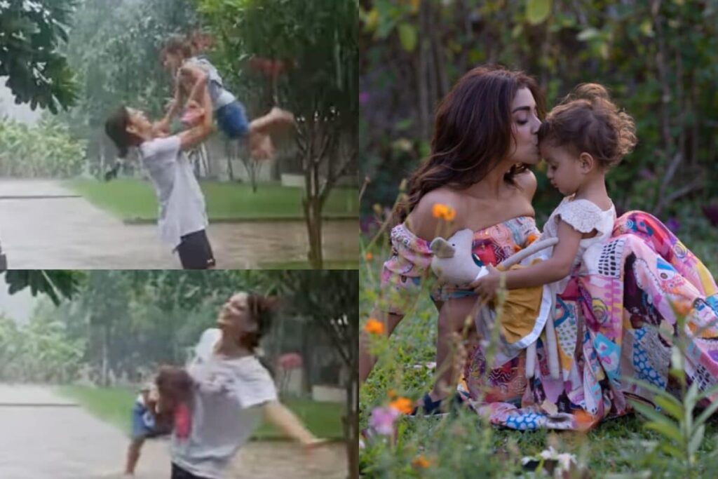 Shriya Saran Dances In Rain With Daughter Radha; Fans Get Nostalgic About ‘Nee Varum Pothu’