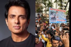 Fans Gather In Large Numbers At Sonu Sood's House To Wish Him On His 50th Birthday; Watch