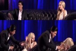 Shah Rukh Khan 'Forces' Lady Gaga To Take His Watch, Netizens Say 'Making Her Uncomfortable'