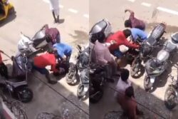 Telangana: Man Attacked With Sharp Weapon, Boulders in Broad Daylight; 4 Arrested | WATCH