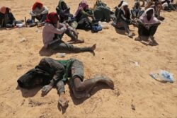 Dozens of Migrants Left in Desert by Tunisian Authorities Rescued by Libyan Border Guards