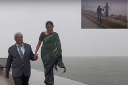 Couple Replicates Amitabh Bachchan's 'Rimjhim Gire Sawan' Sequence Amid Mumbai Rains