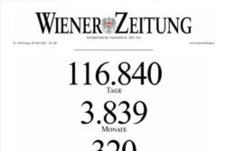 300-year-old Newspaper 'Wiener Zeitung' Ends Daily Print Edition, Internet Dejected