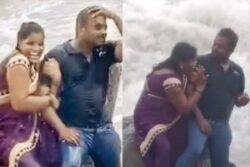 'Tried to Save Her': Husband Recounts Wife's Tragic Loss to Powerful Waves at Bandra Bandstand