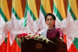 Myanmar's Ousted Leader Aung San Suu Kyi Moved from Prison to Govt Building