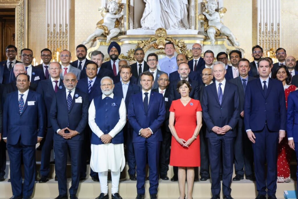 PM Modi in France Asks Business Leaders to Embrace Opportunities in India