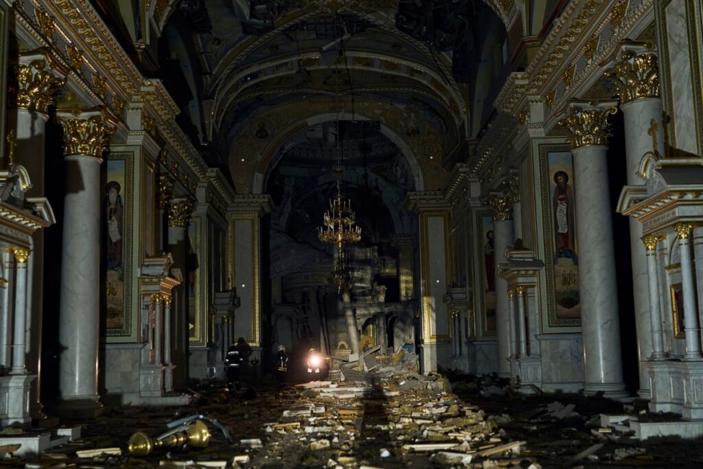 UN Chief Condemns Russian Strikes in Odesa that Damaged UNESCO-Listed Cathedral