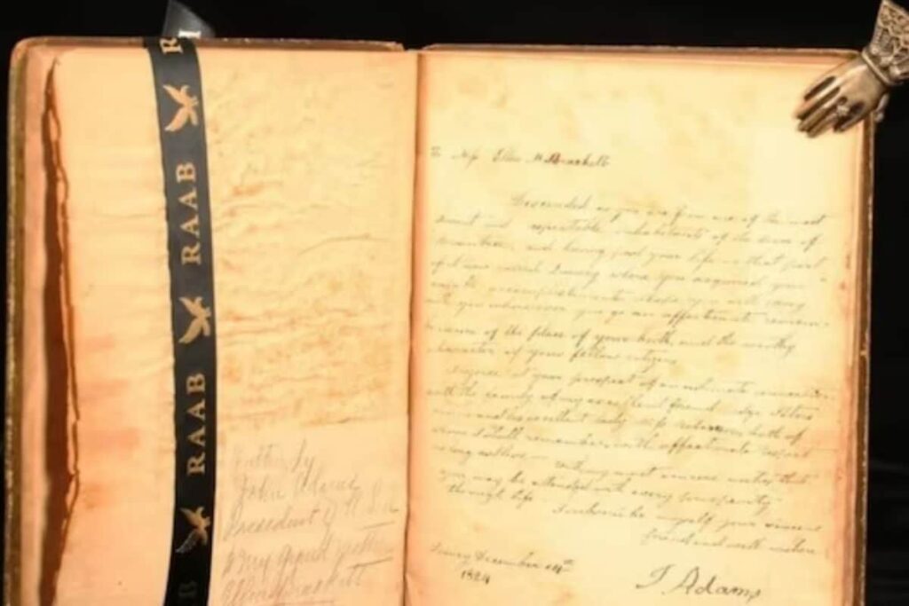 Second US President John Adams' Letter To Teenage Bride Sells For Rs 32 Lakh