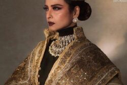 Rekha Looks Regal, Dons A Crown As She Poses For An International Magazine