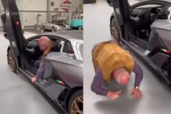 Watch: Elderly Man Fulfils His Dream Of Buying A Lamborghini After Retirement