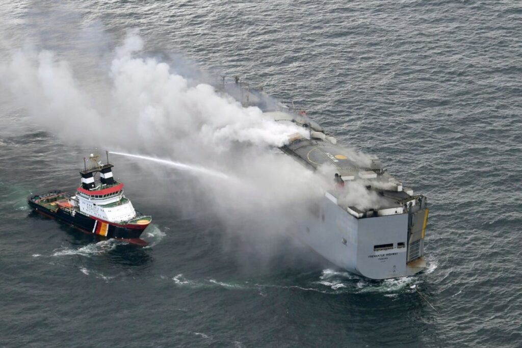 Indian Seafarer Dies in Ship Fire Off Dutch Coast, Govt Assisting Mortal Remains Repatriation