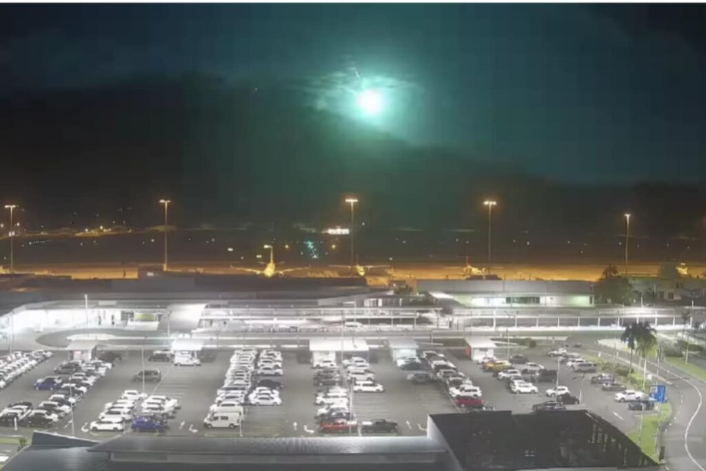 French Woman Hit By Meteorite While Having Coffee On Terrace