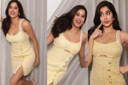 Janhvi Kapoor Is A Striking Vision In A Dress Worth Rs 56,762; The Price Of Her Footwear Will Shock You