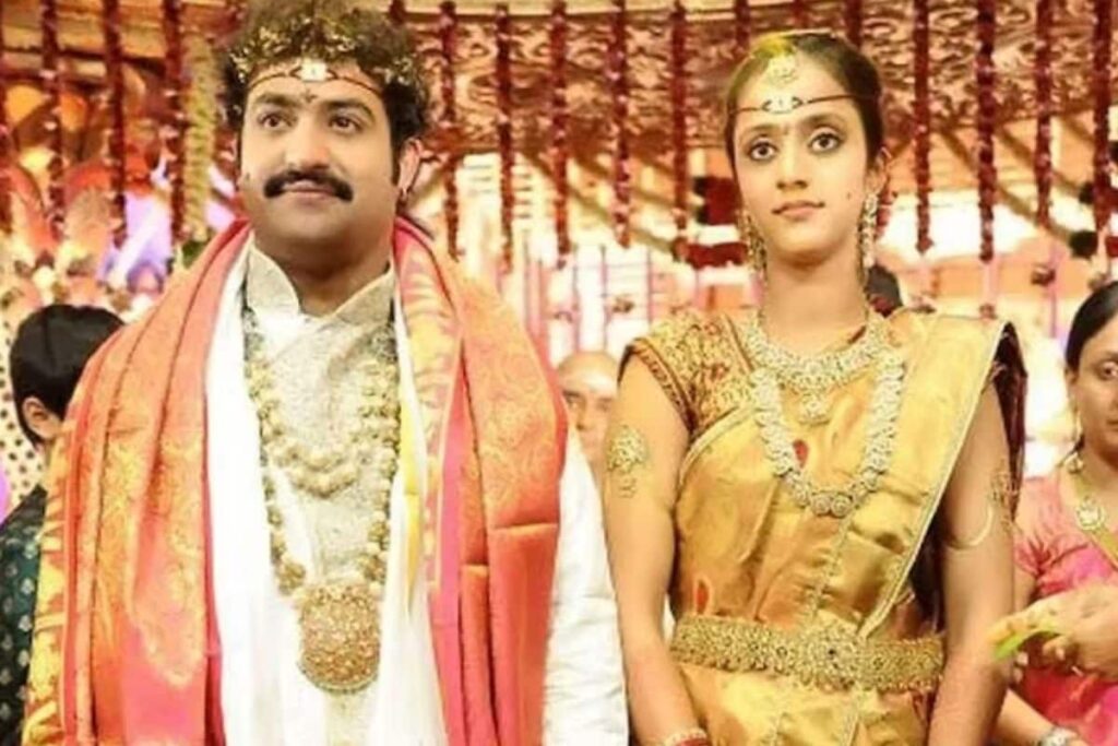 When Jr NTR's Wife Wowed Fans In Rs 1 Crore Saree At Their Wedding Back In 2011