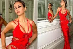 Natasha Poonawalla Shines in a Gorgeous Red Cutout Dress, Looking Hotter Than Ever