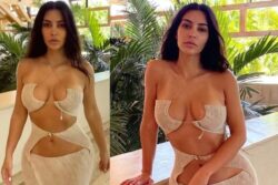 Remember This Incredibly Sexy Knitwear Kim Kardashian Wore by an Indian Designer?