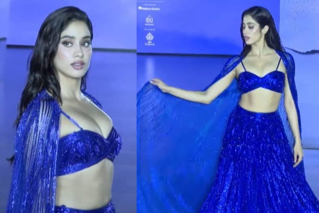Janhvi Kapoor Creates Bawaal in Blue; Turns Showstopper for Gaurav Gupta at ICW 2023