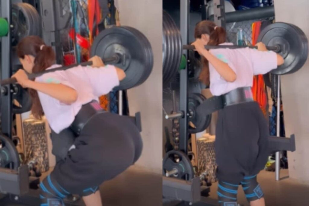 Disha Patani Taps Into Her Inner Fitness Nut as She Performs Deadlifts in the Gym