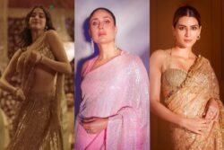 Janhvi Kapoor to Kriti Sanon : B-Town Divas Who Have Totally Slayed in Sequin Sarees