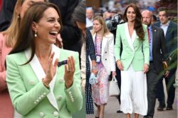 Kate Middleton Looks Picture-Perfect in a Balmain Blazer at the Wimbledon Championship