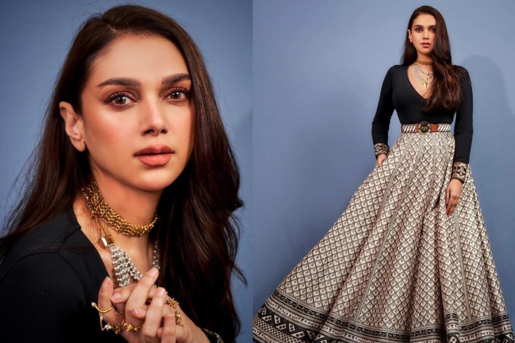 Aditi Rao Hydari Exudes Royalty Like No Other in an Exquisite J J Valaya Gown; See Photos
