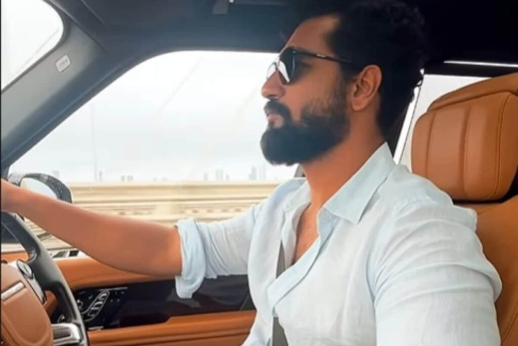Vicky Kaushal Looks Effortlessly Handsome In Comfy Casuals, Enjoys Driving In Rain; Photo