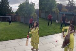 Watch: Woman In Salwar Kameez Plays Cricket With Pakistan's Younis Khan